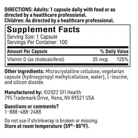 SFI Vitamin D3+K2