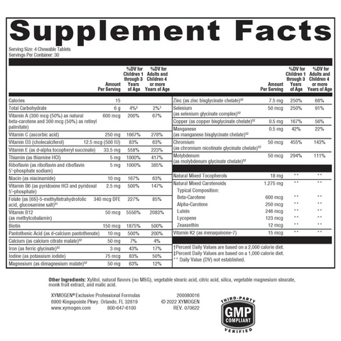 Xymogen ActivNutrients Chewable